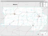 Clay County, AR Wall Map