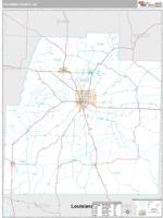 Columbia County, AR Wall Map Zip Code