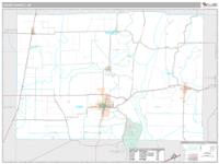 Cross County, AR Wall Map