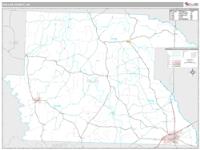 Dallas County, AR Wall Map Zip Code