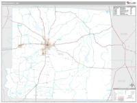 Drew County, AR Wall Map Zip Code