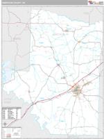 Hempstead County, AR Wall Map Zip Code