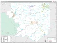 Izard County, AR Wall Map Zip Code