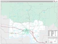 Johnson County, AR Wall Map