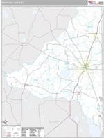 Bradford County, FL Wall Map Zip Code