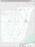 Calhoun County, FL Wall Map Zip Code