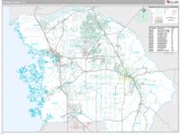 Citrus County, FL Wall Map Zip Code