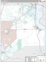 Clay County, FL Wall Map Zip Code