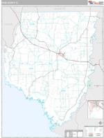 Dixie County, FL Wall Map Zip Code