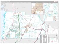 Hernando County, FL Wall Map Zip Code