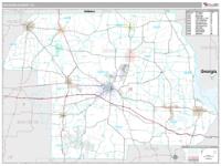 Jackson County, FL Wall Map Zip Code