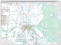 Marion County, FL Wall Map Zip Code