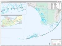 Monroe County, FL Wall Map Zip Code