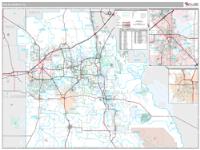 Polk County, FL Wall Map Zip Code