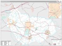 Barrow County, GA Wall Map Zip Code