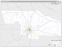 Ben Hill County, GA Wall Map Zip Code