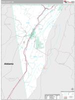 Dade County, GA Wall Map Zip Code