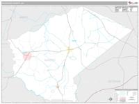 Glascock County, GA Wall Map Zip Code