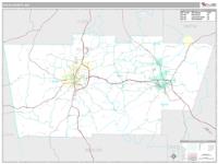 Polk County, GA Wall Map Zip Code