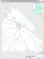 Pulaski County, GA Wall Map Zip Code