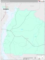 Quitman County, GA Wall Map