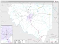 Upson County, GA Wall Map Zip Code