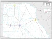 Wilcox County, GA Wall Map Zip Code