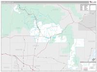 Blaine County, ID Wall Map Zip Code