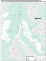 Lemhi County, ID Wall Map Zip Code