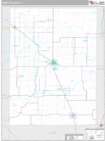 Hamilton County, IL Wall Map