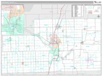 Kankakee County, IL Wall Map