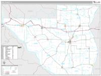 Pike County, IL Wall Map