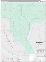 Pope County, IL Wall Map Zip Code