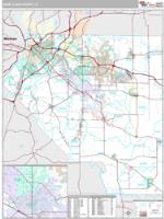 St. Clair County, IL Wall Map Zip Code