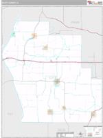 Scott County, IL Wall Map