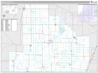 Shelby County, IL Wall Map