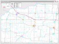 Washington County, IL Wall Map