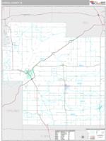 Carroll County, IN Wall Map Zip Code