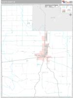 Fayette County, IN Wall Map Zip Code