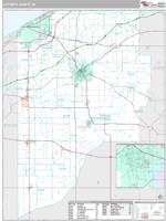 La Porte County, IN Wall Map Zip Code