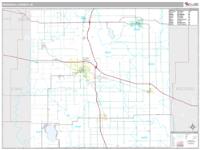 Marshall County, IN Wall Map Zip Code