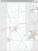 Miami County, IN Wall Map Zip Code