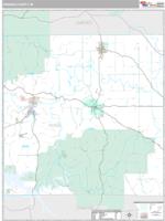 Orange County, IN Wall Map Zip Code