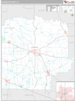 Washington County, IN Wall Map Zip Code