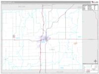 Clarke County, IA Wall Map Zip Code