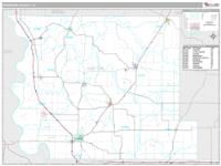 Harrison County, IA Wall Map Zip Code