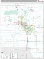 Johnson County, IA Wall Map Zip Code