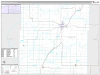 Anderson County, KS Wall Map Zip Code