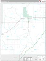 Chase County, KS Wall Map Zip Code