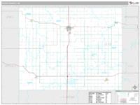 Cloud County, KS Wall Map Zip Code